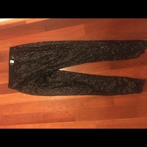 High waisted sequence pants